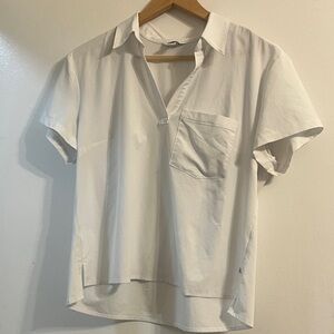 Eddie Bauer White Casual Button Down Shirt